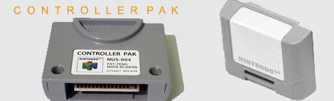 Banner Nintendo 64 Controller Pak
