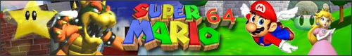 Banner Super Mario 64