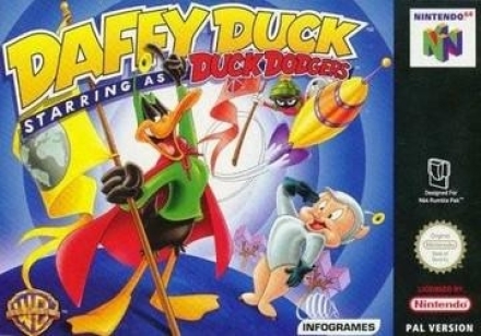 Daffy Duck Staring as Duck Dodgers voor Nintendo 64