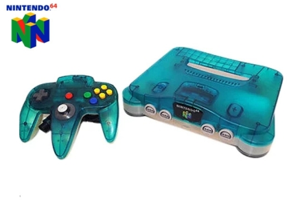 Nintendo 64 Clear Blue & Controller voor Nintendo 64