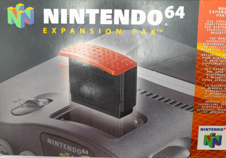 Nintendo 64 Expansion Pak in Doos voor Nintendo 64