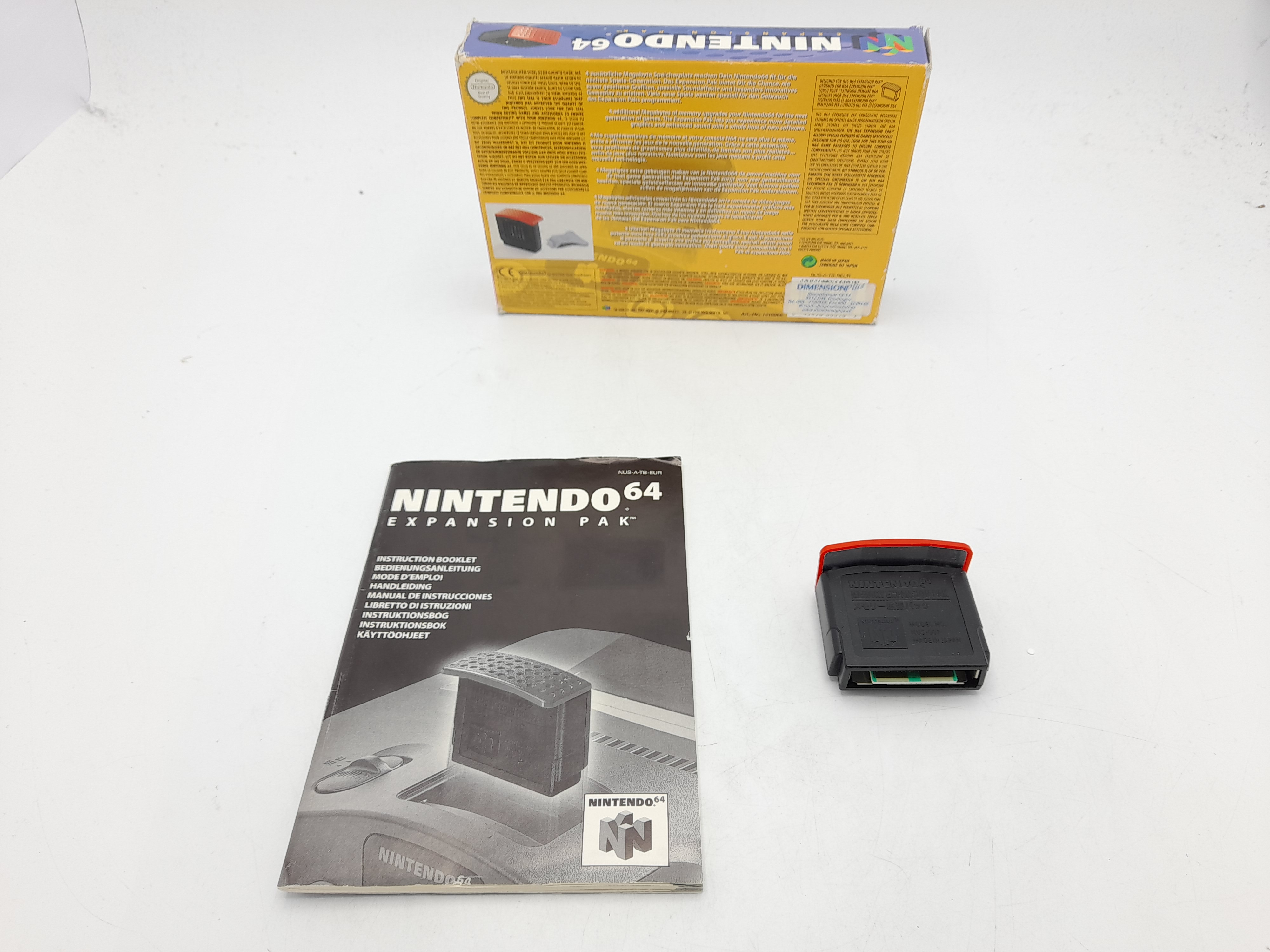 Foto van Nintendo 64 Expansion Pak in Doos