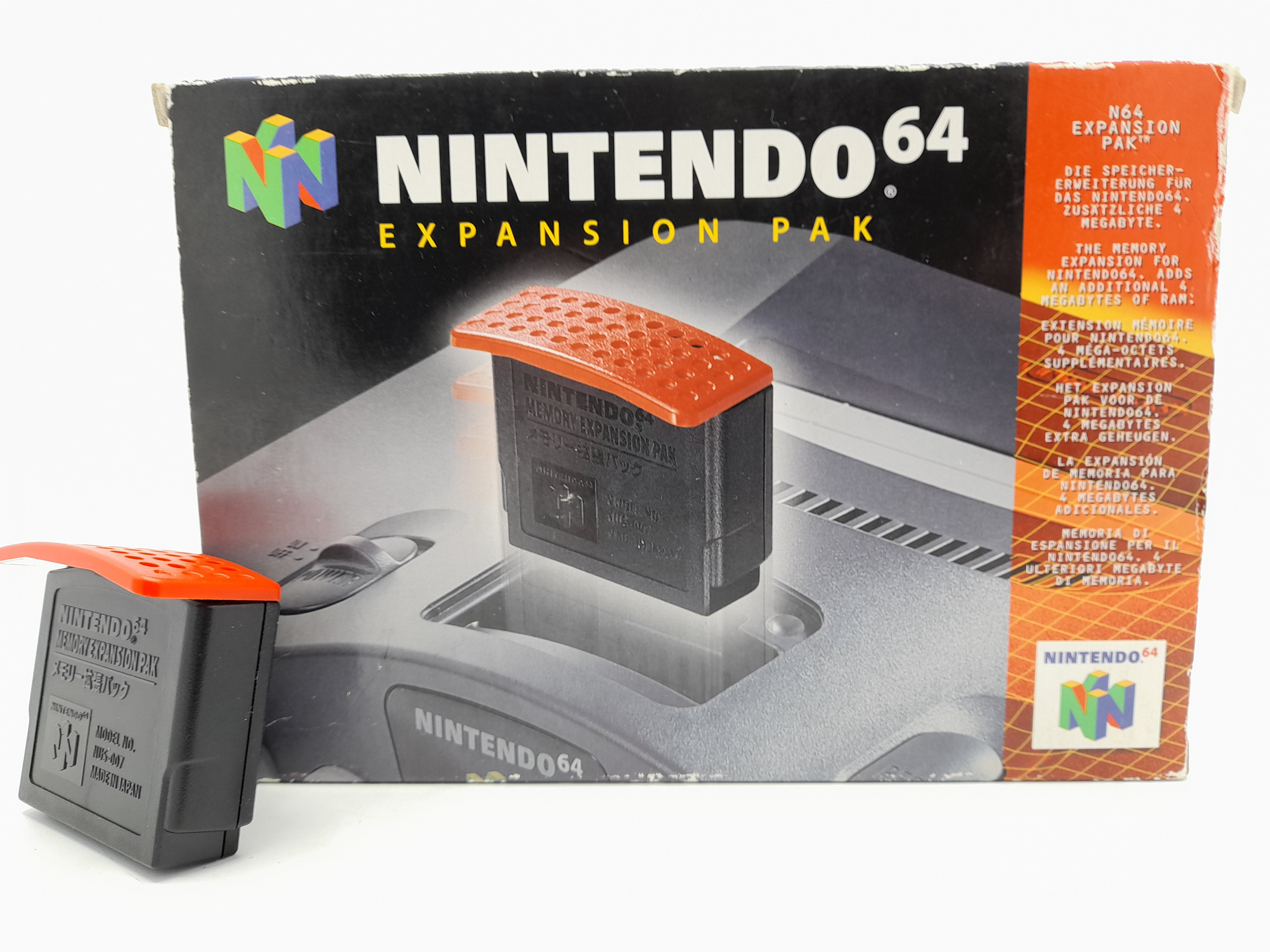 Foto van Nintendo 64 Expansion Pak in Doos