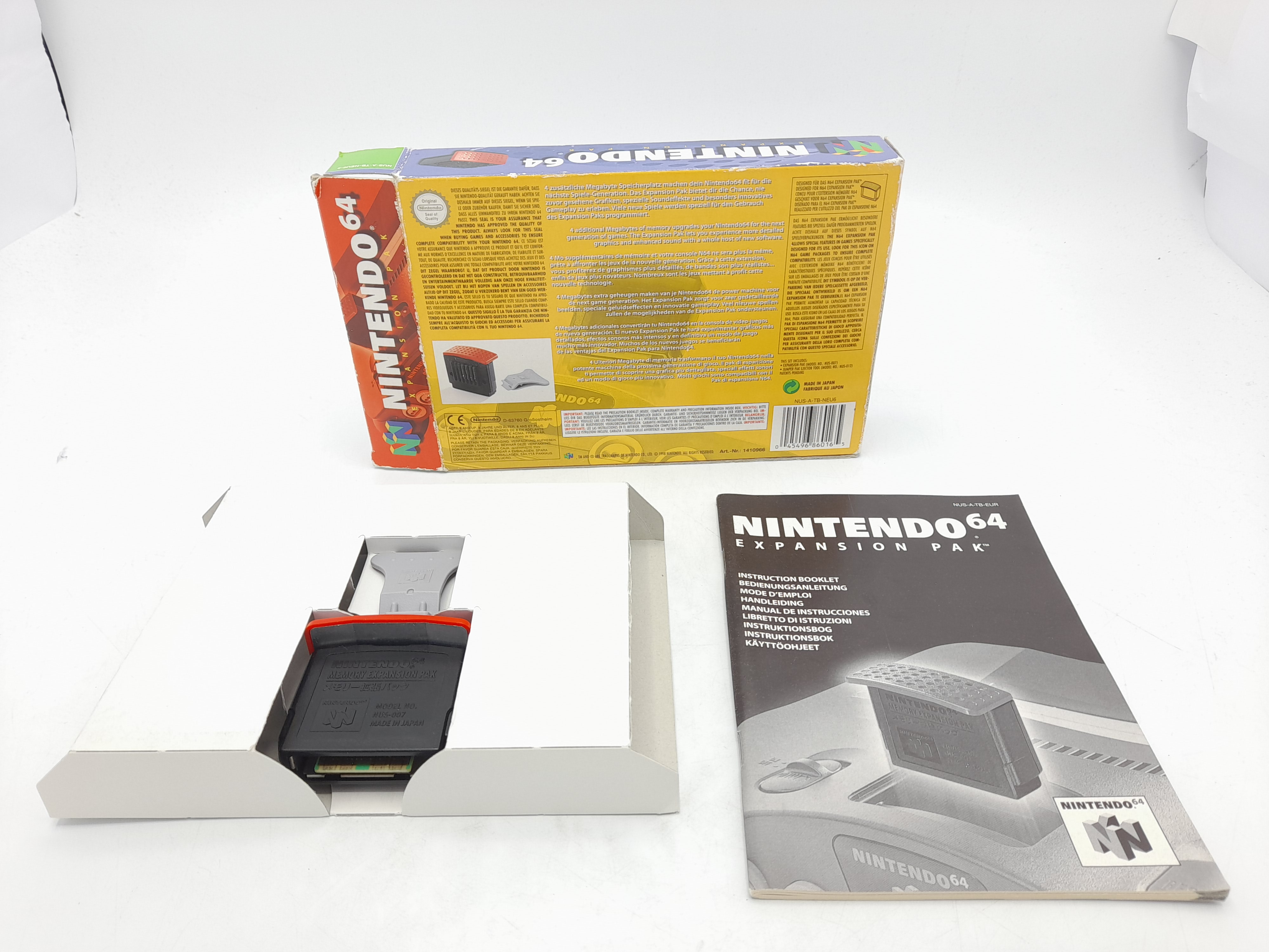 Foto van Nintendo 64 Expansion Pak in Doos