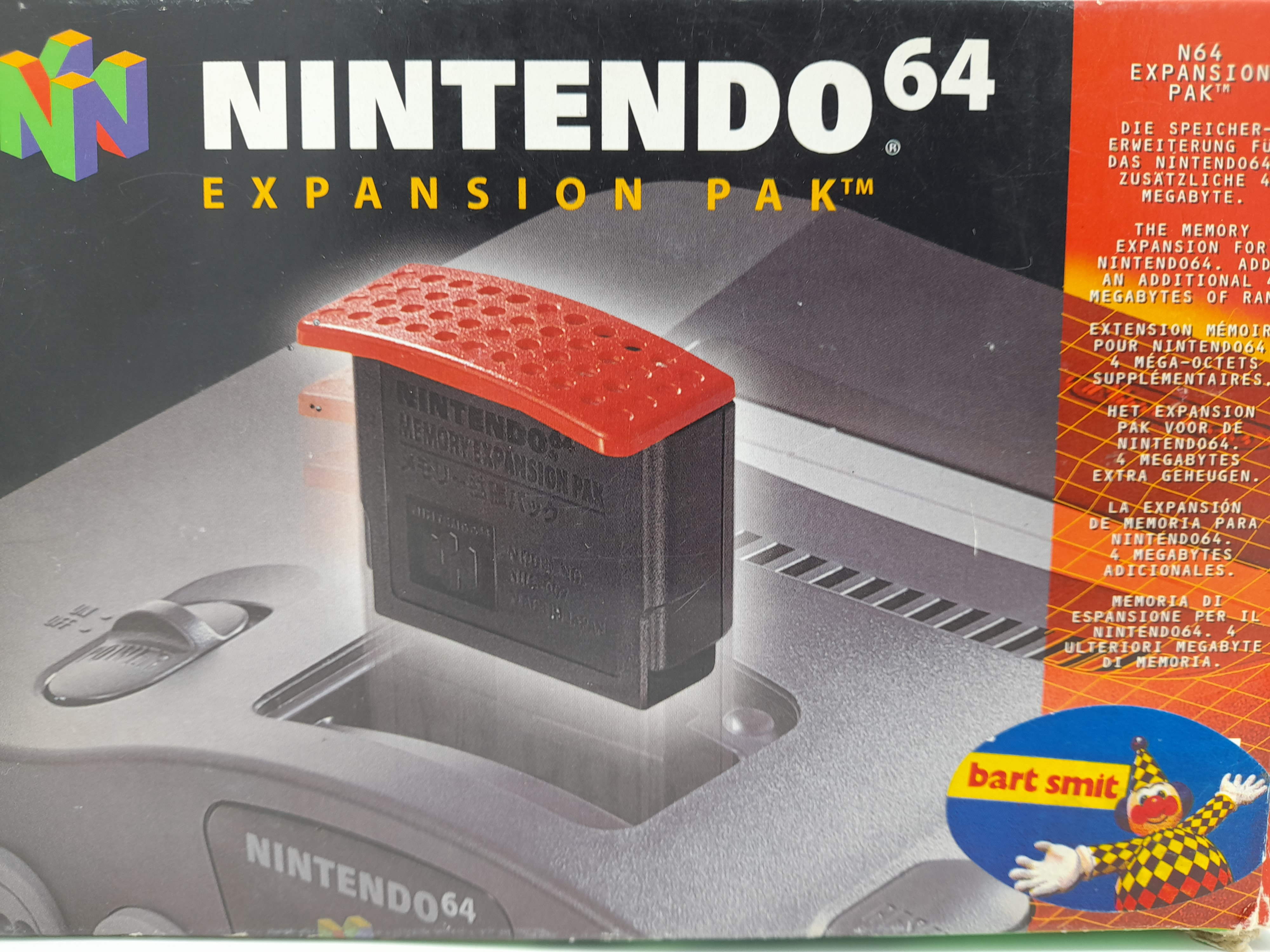 Foto van Nintendo 64 Expansion Pak in Doos