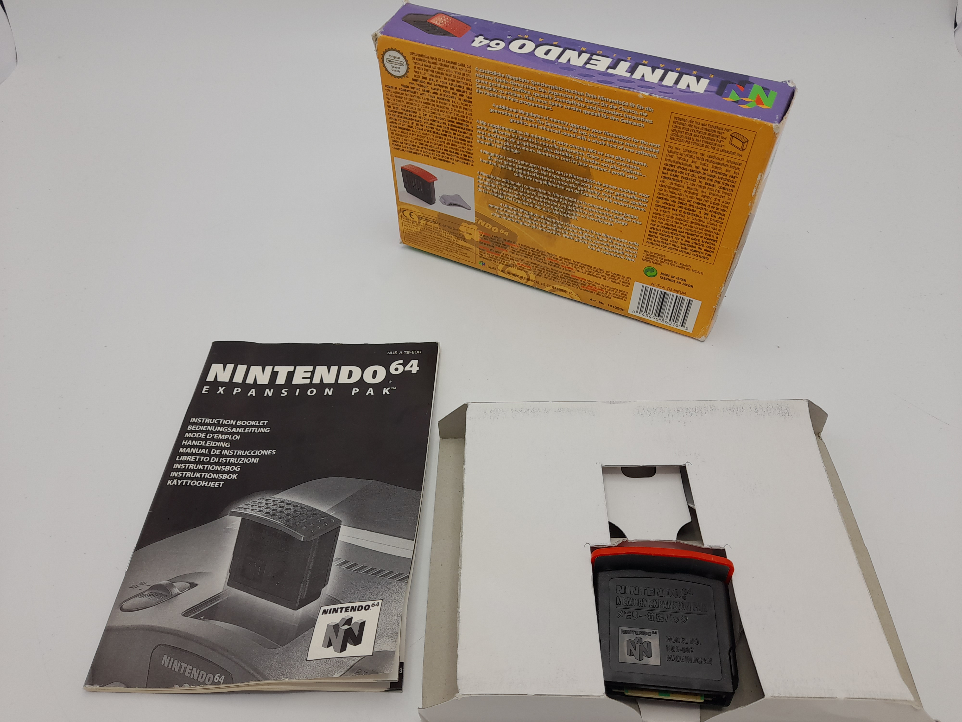 Foto van Nintendo 64 Expansion Pak in Doos