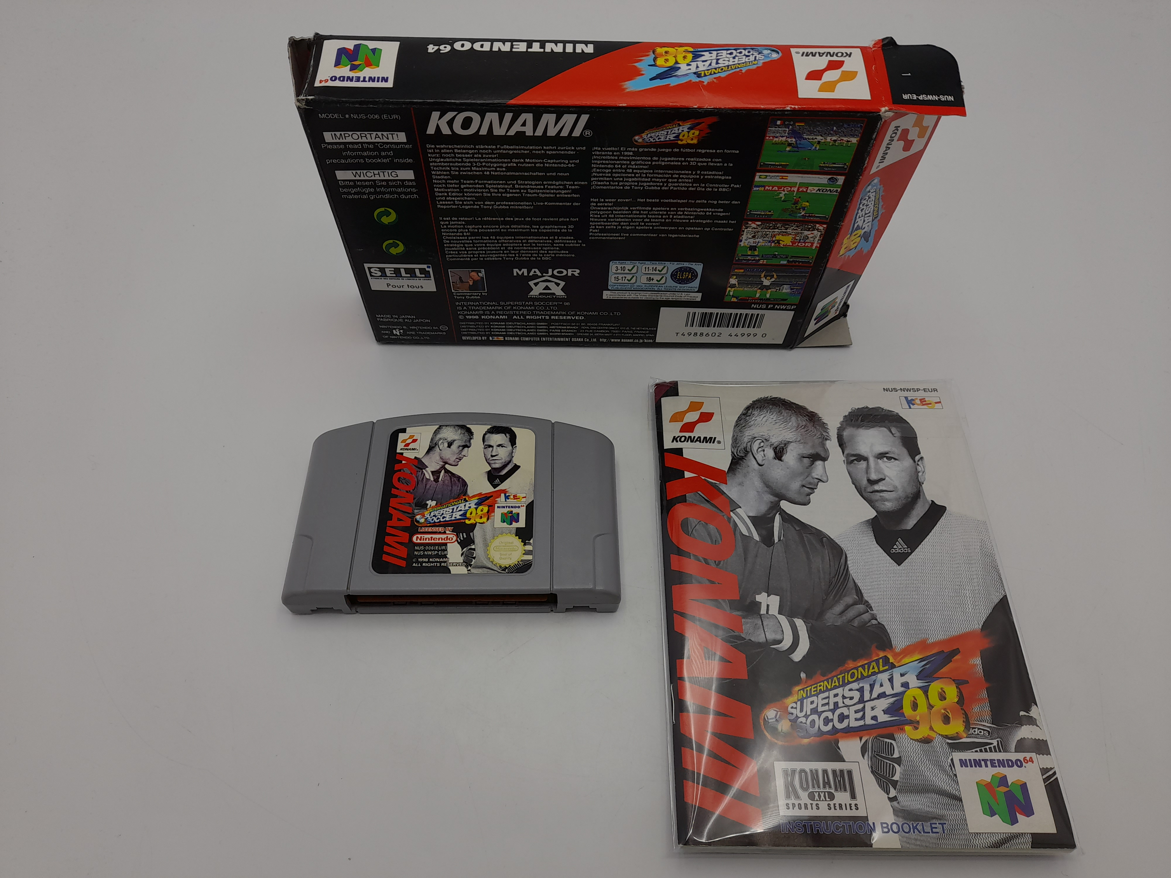 Foto van International Superstar Soccer ’98 Compleet