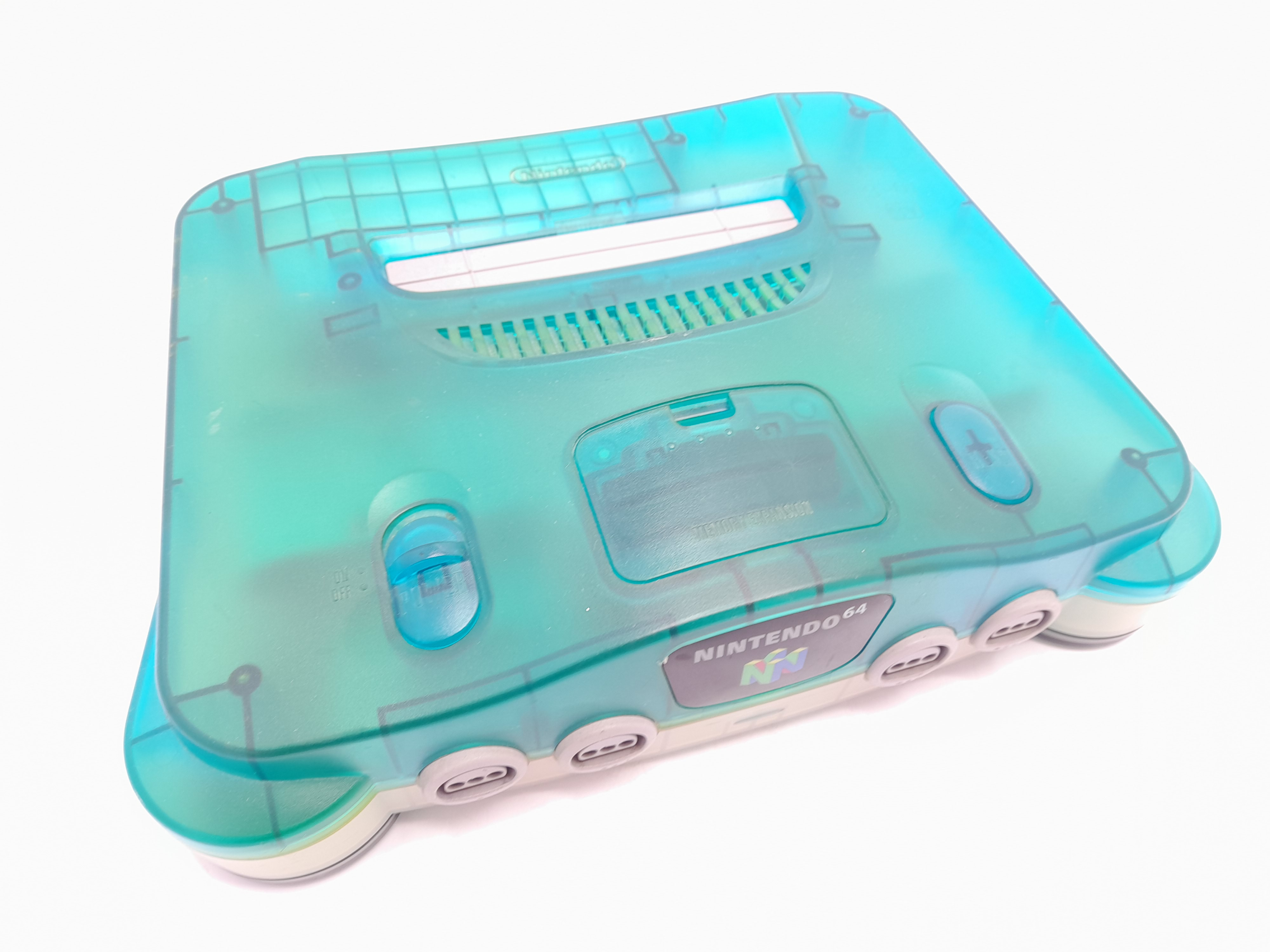 Foto van Nintendo 64 Ice Blue & Controller