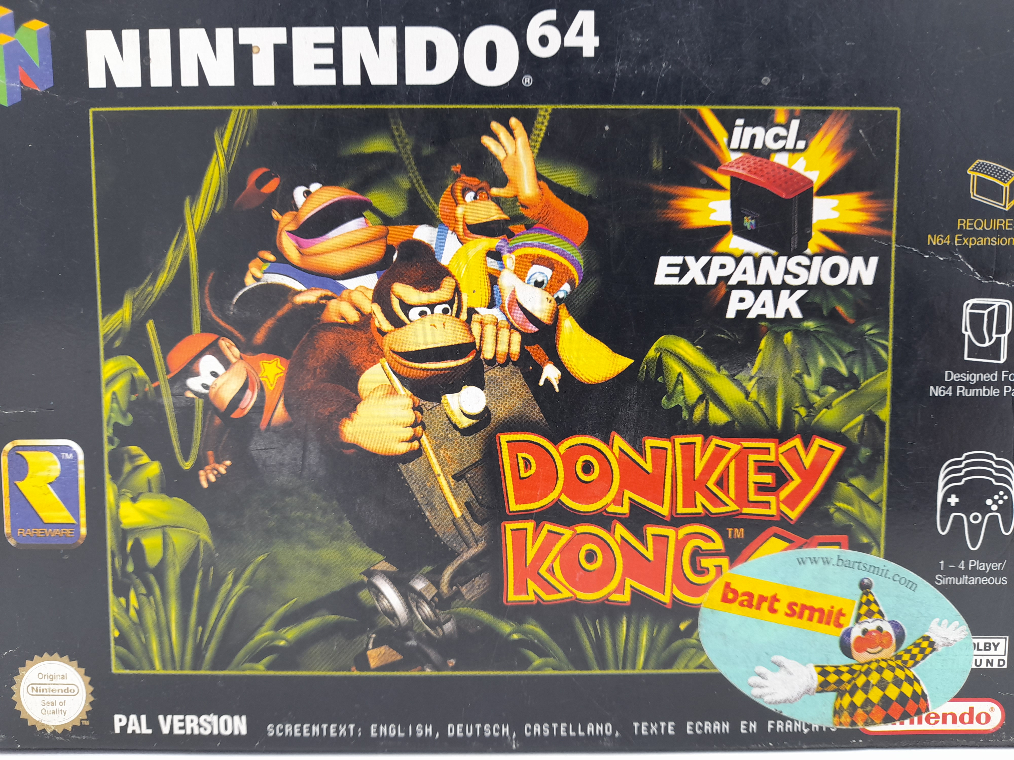 Foto van Donkey Kong 64 Compleet