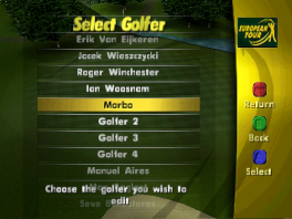 Ik twijfel nog tussen "Ian Woosnam" en "Golfer 4"...