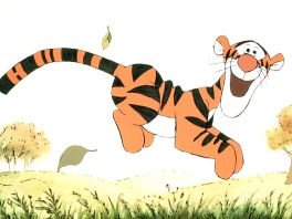 Je speelt zoals de titel al zegt als "Tigger" of in het Nederlands "Tijgetje".