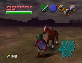 "Kom Epona,	we gaan Zelda redden."